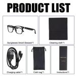 AI Smart Glasses with Bluetooth Call and Music