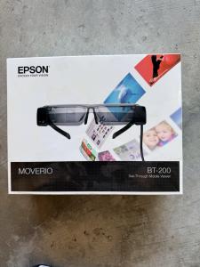 Epson Moverio BT-200 Smart Glasses AR Headset Augmented Reality with Box Japan