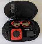 Nreal (Xreal) Light AR Glasses Developer's Kit  w/ CPU Unit & Remote - Rare Red