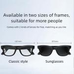 1080p Smart Glasses with Bluetooth Audio & AI