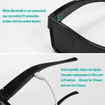 LED Smart Glasses with Bluetooth and App Control