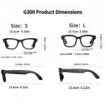 1080p Smart Glasses with Bluetooth Audio & AI