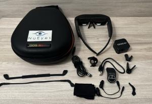 ODG R7L Smart Augmented Reality AR Glasses W/ Earbuds Charger.