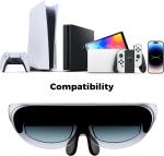 Air Silver AR Glasses, 79g Augmented Reality Smart Glasses, 120" HD Virtual S...