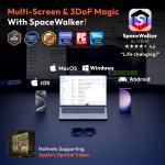 VITURE Pro XR/AR Glasses 135" 120Hz 1000Nits Display Harman Audio Electrochromic