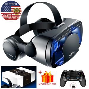 Virtual Reality 3D VR Headset Smart Glasses Helmet for Smartphones Cell Phone Mo