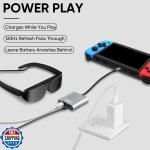 USB-C AR Glasses Charging Adapter 100W PD, 8K/60Hz, 4K/120Hz for Steam Deck