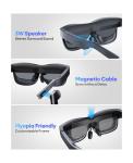 AR Glasses, Smart Glasses with Massive 201 Inch Micro OLED Virtual Theater, 1...
