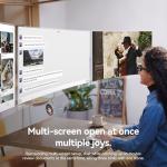 Rokid AR Spatial Glasses silver, AR Glasses Max2 silver with Station2, 360" Micro-OLED Three-Screen Display,120Hz OLED, 600 Nits, Multi-Tasking for Work & Gamingrt Console, Android, Windows Compatible