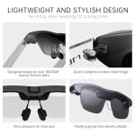 AR Smart Glasses 25.8g Ultra-Light 86” Immersive Virtual Screen Micro-LED Display Private File Casting Real-Time Translation & Care Mode for Hard-of-Hearing Compatible with iOS/Android