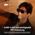 Rokid AR Spatial Black- Max2 AR Glasses & Station2 Spatial Computer with 360" Micro-OLED 3-Screen Display, 120Hz OLED, 600 Nits, Multi-Tasking for Work & Gaming