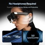 XREAL One Pro AR Glasses with X1 Chip, Native 3 DoF, X-Prism Optics, 57°FOV 171" 120Hz FHD Display, Sound by Bose, XR Glasses for iPhone 17/16, Steam Deck, ROG, Mac, PC, Android & iOS M (IPD 57-66mm)