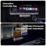 Rokid AR Spatial Black- Max2 AR Glasses & Station2 Spatial Computer with 360" Micro-OLED 3-Screen Display, 120Hz OLED, 600 Nits, Multi-Tasking for Work & Gaming