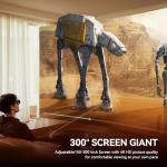 Rokid AR Spatial Video Glasses with 3-Screen Display, Max2 Black AR Glasses & Station2 Spatial Computer with 360" Micro-OLED, 120Hz OLED, 600 Nits, Multi-Tasking for Gaming