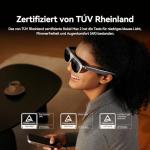 Rokid AR Spatial Black- Max2 AR Glasses & Station2 Spatial Computer with 360" Micro-OLED 3-Screen Display, 120Hz OLED, 600 Nits, Multi-Tasking for Work & Gaming