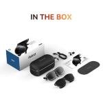 Rokid Max2 Black AR Glasses, 215" Micro-OLED Display, 50° FOV 75g Video Glasses, 600 Nits Brightness, Compatible with iPhone 15 Series iOS and Future Type C Models Most Android Phones, PC, mac