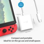 AR Glasses USB-Video and Charging Adapter, 4K240Hz, up to 100W PD Pass Throug...