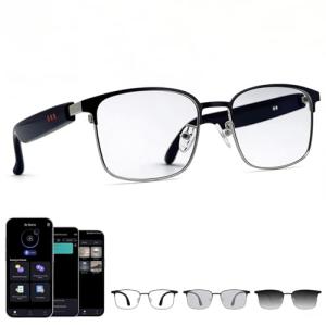 AI Translation Smart Glasses with Color-Changing Lenses