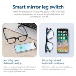 Piluyaa Bluetooth Audio Smart Glasses with Interchangeable Lenses