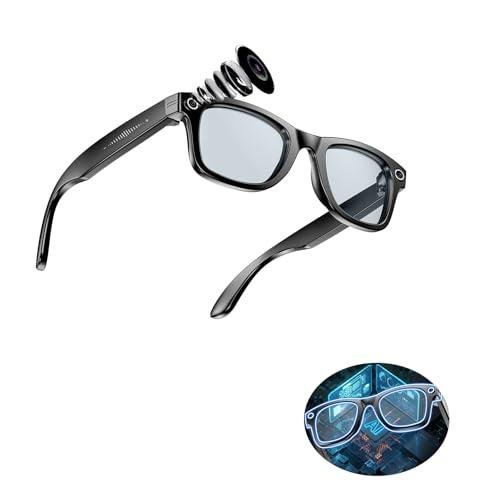 AI Smart Glasses with 8MP Camera and Voice Assistant