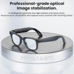 Mingtawn AI Smart Glasses with 4K Camera and Bluetooth