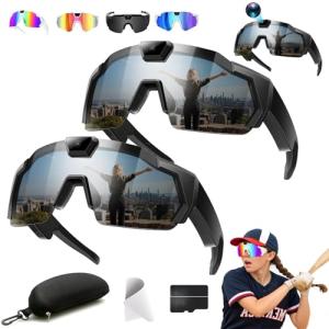 Baseball Sunglasses with 4K Camera and Audio