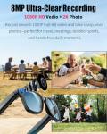 Fecoul 8MP AI Smart Glasses with Bluetooth and Camera