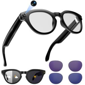 AI Smart Glasses with 2K Camera and Voice Assistant
