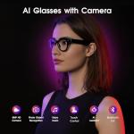 Camera Glasses with Bluetooth, AI Recognition, 8MP HD