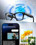 Fecoul 8MP AI Smart Glasses with Bluetooth and Camera