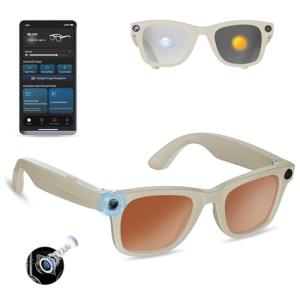 AI Smart Glasses with 8MP Camera & Bluetooth