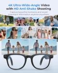 ZasLuke 4K HD Camera Smart Glasses with AI