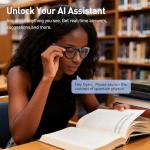 AI Smart Glasses with 2K Camera and Voice Assistant