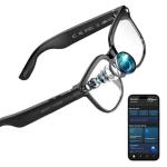 Aovemt AI Smart Glasses with HD Camera & Audio