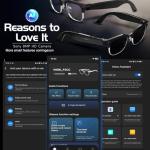 4K AI Smart Glasses with Bluetooth Camera