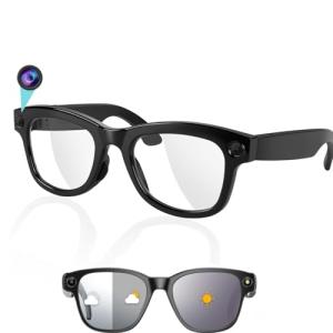 NILUTO AI Smart Glasses with 8MP Camera