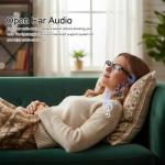 AI Smart Glasses with Camera and Color-Changing Lenses