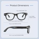 XHABXKP 4K AI Smart Glasses with Audio