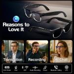 nexlenz Smart Glasses with 8MP Camera and Audio