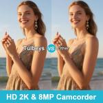 Tulbeys AI Smart Glasses with 8MP Camera