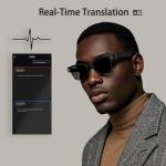 4K Smart Glasses with Translation & Object Recognition