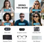 Tulbeys AI Smart Glasses with 8MP Camera