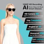 Smart Glasses with HD Camera and AI Features