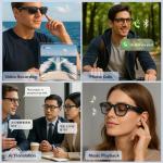 TOONEWABLE AI Smart Glasses with 4K Camera