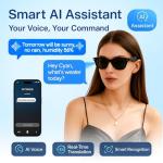 TOONEWABLE AI Smart Glasses with 4K Camera