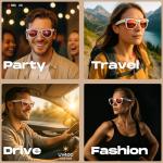 Nexlenz Smart Glasses with 8MP Camera and AI