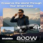 NEXLENZ Smart Glasses: 8MP Camera, Live Translation