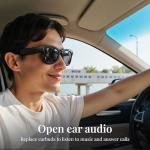 4K AI Smart Glasses with Open-Ear Audio