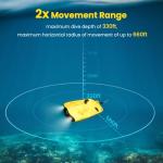 Mini Underwater Drone with 4K Camera and Remote