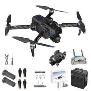 4K Camera Drone with Touchscreen Remote, GPS
